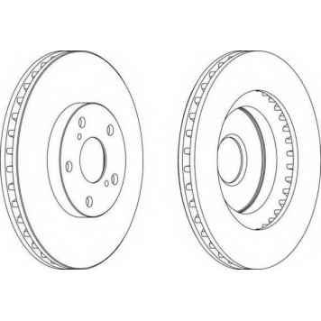Тормозной диск FERODO DDF1646
