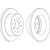 Тормозной диск FERODO DDF1653