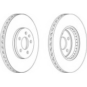 Тормозной диск FERODO DDF1664