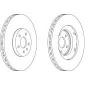 Тормозной диск FERODO DDF1665