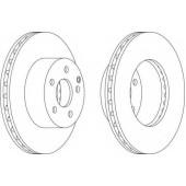 Тормозной диск FERODO DDF1668
