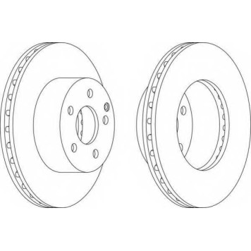 Тормозной диск FERODO DDF1668