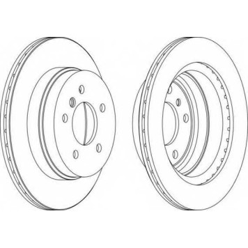Тормозной диск FERODO DDF1697