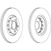 Тормозной диск FERODO DDF1706C