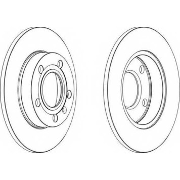 Тормозной диск FERODO DDF1709