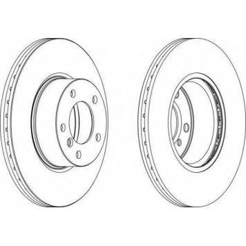 Тормозной диск FERODO DDF1717