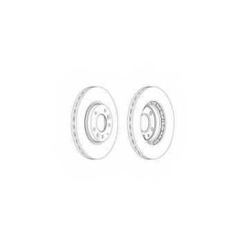 Тормозной диск FERODO DDF1739C