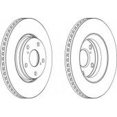 Тормозной диск FERODO DDF1756