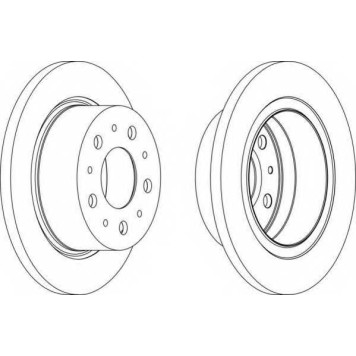 Тормозной диск FERODO DDF1823