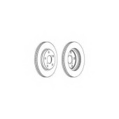 Тормозной диск FERODO DDF1838