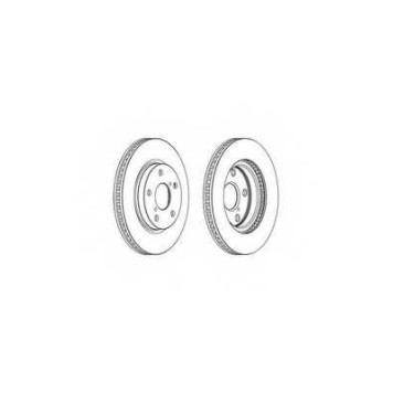 Тормозной диск FERODO DDF1838