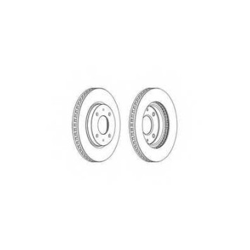 Тормозной диск FERODO DDF1845