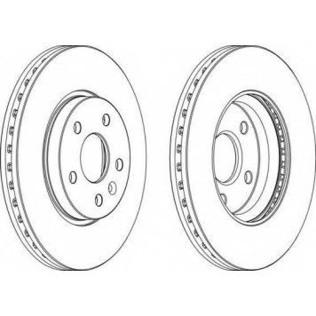 Тормозной диск FERODO DDF1869