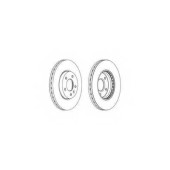 Тормозной диск FERODO DDF1870