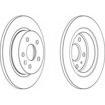 Тормозной диск FERODO DDF1872