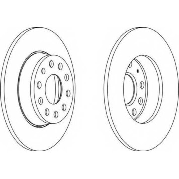 Тормозной диск FERODO DDF1895
