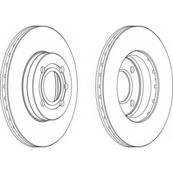 Тормозной диск FERODO DDF207