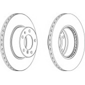 Тормозной диск FERODO DDF211