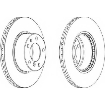 Тормозной диск FERODO DDF211