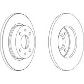 Тормозной диск FERODO DDF215