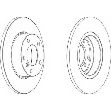Тормозной диск FERODO DDF248