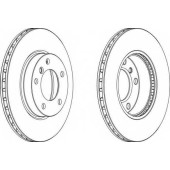 Тормозной диск FERODO DDF258