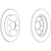 Тормозной диск FERODO DDF267