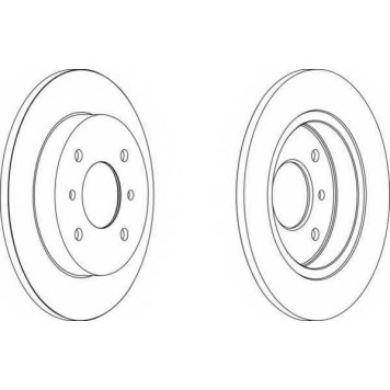 Тормозной диск FERODO DDF267