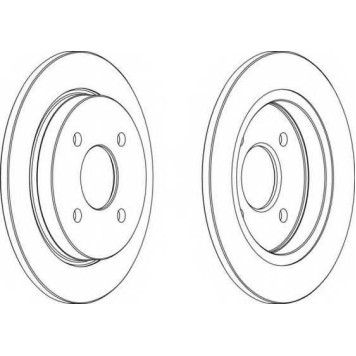 Тормозной диск FERODO DDF281