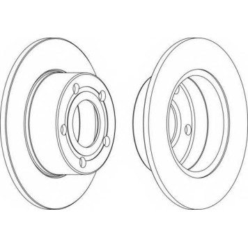 Тормозной диск FERODO DDF321