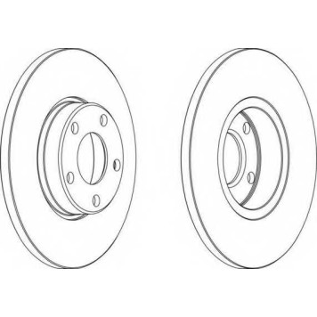 Тормозной диск FERODO DDF324