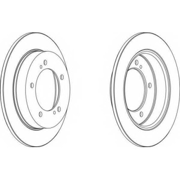 Тормозной диск FERODO DDF351