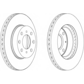 Тормозной диск FERODO DDF447-1