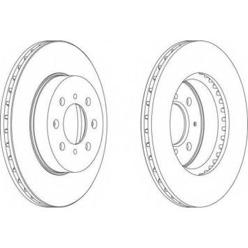 Тормозной диск FERODO DDF492-1