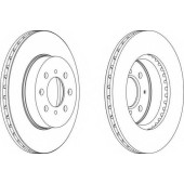 Тормозной диск FERODO DDF492