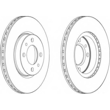 Тормозной диск FERODO DDF521-1