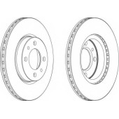 Тормозной диск FERODO DDF521