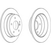 Тормозной диск FERODO DDF539