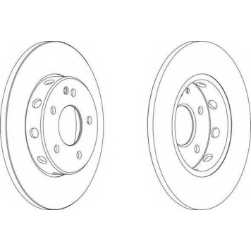 Тормозной диск FERODO DDF540-1