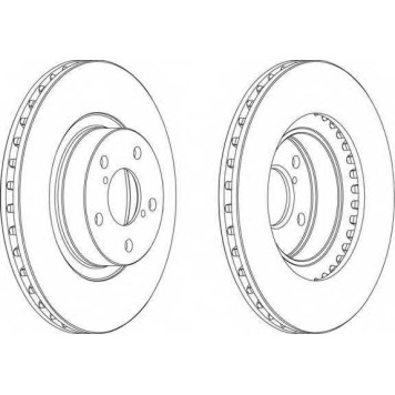 Тормозной диск FERODO DDF679-1