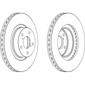 Тормозной диск FERODO DDF679