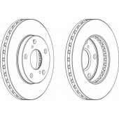 Тормозной диск FERODO DDF702