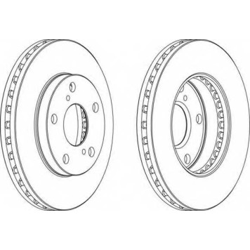 Тормозной диск FERODO DDF702