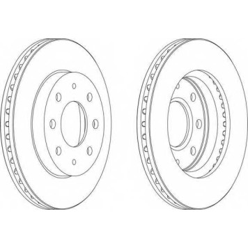 Тормозной диск FERODO DDF741-1
