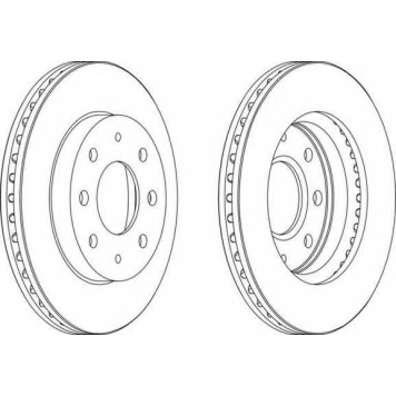 Тормозной диск FERODO DDF741