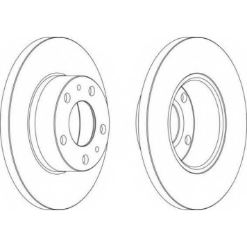 Тормозной диск FERODO DDF758