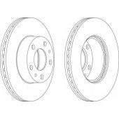 Тормозной диск FERODO DDF767