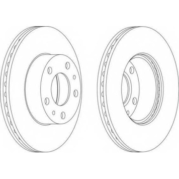 Тормозной диск FERODO DDF767