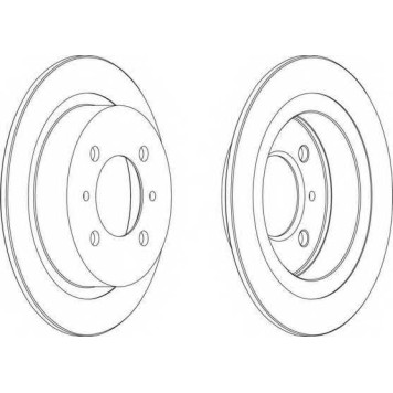 Тормозной диск FERODO DDF790-1