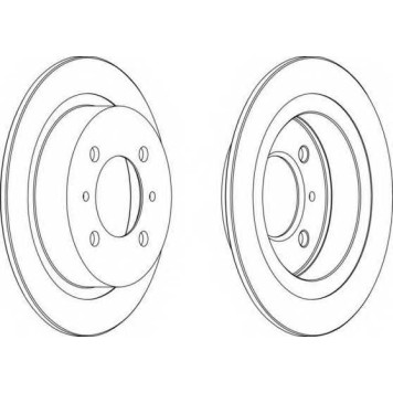 Тормозной диск FERODO DDF790